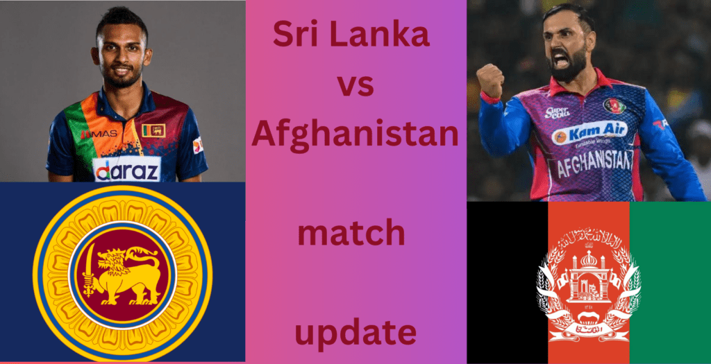 Sri Lanka vs Afghanistan match update